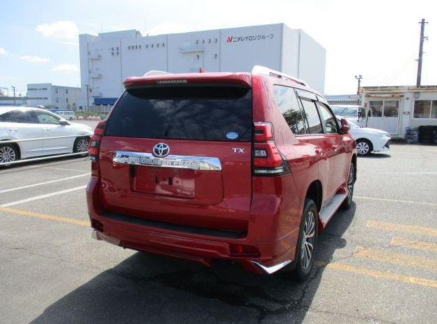 
								Toyota Land Cruiser Prado TX-L Limited Package 2021 Red Wine Color full									